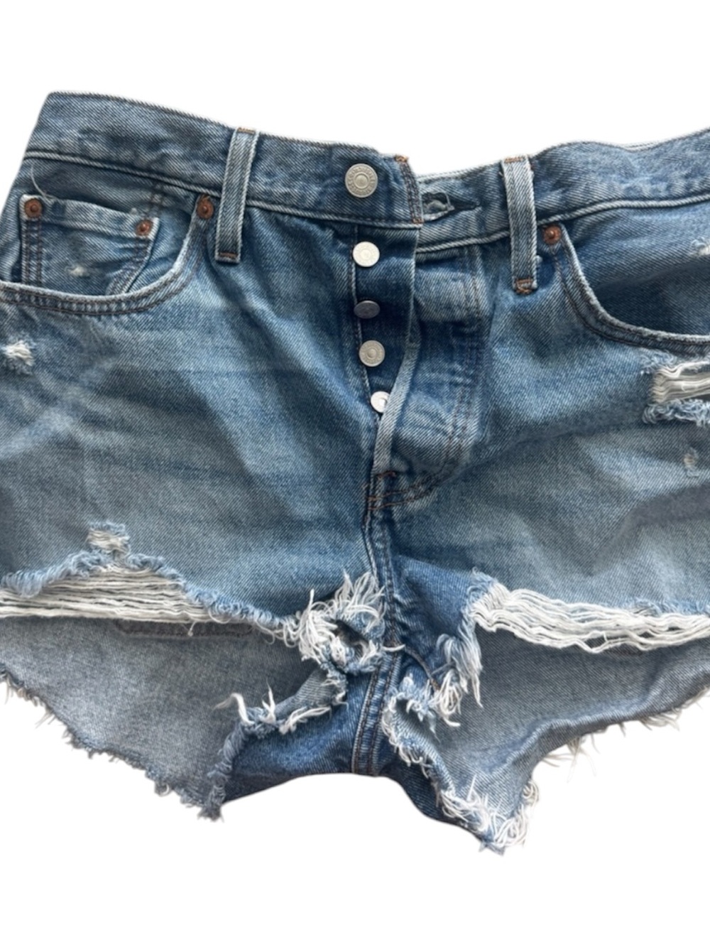 Levi’s High-Waist Blue Denim Women's Shorts